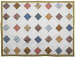 Bloomingville Mintás Pamut Patchwork Ágytakaró 152x127 cm
