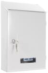 Rottner Cutie postala Pisa, alba, 360 x 230 x 90 mm, suport pentru placuta cu numele, incuietoare cu cheie, ROTTNER SECURITY (T02936)