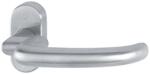 HOPPE Maner pentru usi profilate, ignifug, pe rozeta, San Francisco FS-E1301GF2/55, jumatate de set, F69 mat, 9mm, HOPPE (3729008) - bricolaj-mag
