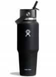 Hydro Flask Wide Flex Straw Travel Bottle 32 oz, 946 ml Black (WT32BFS001) (WT32BFS001)