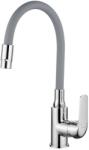 Laveo ELZA zuhanyfejes csap 2funkciós rugalmas csővel, szürke / króm K (OPBKE_962D)