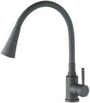 Laveo SELVA zuhanyváltós rugalmas tömlős szürke csaptelep (OPBSK_962D)