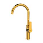 Laveo ALANIS álló csaptelep, arany íves K (OPBQI_G68D)