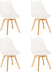 Leziter Silla étkezőszék 4 db fehér színben (DA232AW_4) - geminiduo
