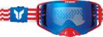 Thor Ochelari Atv Cross Thor Activate Patriot, culoare albastru rosu, lentila oglinda (26013700PE) - mxenduro