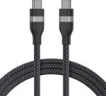 Anker A82E2H11 USB-C to USB-C adatkábel, töltőkábel, fekete (240W, 3A, 0.9m)