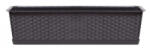  Balkonláda rattan, alátéttel ISR600P, 60 cm, SÖTÉTBARNA (10 db/csomag) - ár/db (PE-5926)