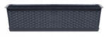  Balkonláda rattan, alátéttel ISR500P, 50 cm ANTRACIT (10 db/csomag) - ár/db (PE-6599)