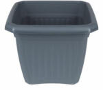  Virágcserép négyszögletes 20cm ANTRACIT (PE-8168)