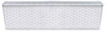  Balkonláda rattan, alátéttel ISR700P, 70 cm, FEHÉR (10 db/csomag) - ár/db (PE-5927)
