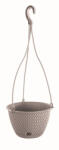  Kaspó akasztós, fonott DSPW230 MOKKA (5 db/csomag) - ár/db (PE-5942)