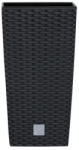  Virágváza rattan 325mm barna DRTS325 (PE-2675)