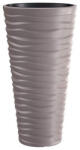  Virágváza magas, VÍZSZ. HULLÁM 30 x 51 cm DPSA300 MOKKA (PE-6603)