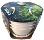  Virágpiramis akasztós LENGYEL DKN300W FEHÉR (PE-5912)