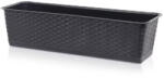  Balkonláda rattan, alátéttel ISR700P, 70 cm, SÖTÉTBARNA (10 db/csomag) - ár/db (PE-5929)