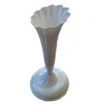  Talpas virágtartó váza (fehér) (PE-1657)