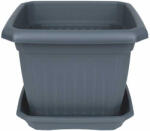  Virágcserép négyszögletes 50cm ANTRACIT (PE-8174)