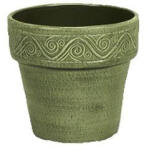  Agyag kaspó ZÖLD (PE-2839)