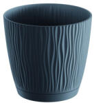  Kaspó hullámos, ALÁTÉTTEL DSY170P ANTRACIT (5 db/csomag) - ár/db (PE-6004)