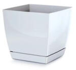  Virágkaspó DUKP135 fehér szögl (PE-4761)