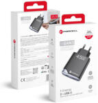 Forcell F-Energy Ultra Slim GaN III Telefontöltő 2 x USB C PD QC4.0 3A 45W B245201(2C) Fekete