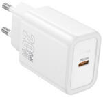 hoco. N60 Gentle Hálózati Gyorstöltő (type-c) (pd) 20w Fehér