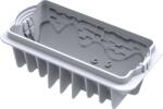 Silikomart Formă de copt Silikomart căsuță de iarnă, din silicon (20.493.87.0065)