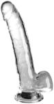 King Cock Plus King Cock - átlátszó Dildó Herékkel 20, 3 Cm átlátszó (d-236643)