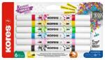 Kores Dekormarker készlet, akril, 1-2 mm, kétvégű, KORES " K-Kreative", 6 különböző szín (IK23061) - tintasziget