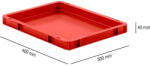 SSI Tároló- és szállítódoboz EF 4040 PP, piros (015501)