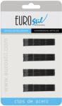 Eurostil 01609/50 Hullámcsat Fekete 5cm Egyenes 24db