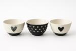 Gastro Bol ceramic Inimă, diverse modele, înălțime: 80 mm, Ø: 150 mm Castron