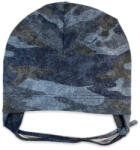  Minimanó Pamut kötős sapka (50) - Kék Terepmintás