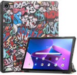  Husa ART Flip pentru Lenovo Tab M10 Plus a 3-a generatie GRAFFITI