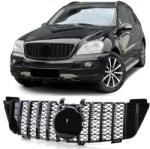 Mercedes Benz ML W164 2005-2008 lakkozott fekete hűtőrács Panamerica AMG GT stílusban