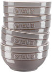 Staub kerámia | tál szett 14 cm |4 darabos | antikszürke | kerámia (40508-148-0)