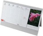 Realsystem Asztali naptár képes REALSYSTEM álló fehér lapos Virágok 2026 (7981-99) - fotoland