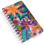 Realsystem Határidőnapló REALSYSTEM SP5 spirál A/6 napi fehér lapos akvarell 2026 (8721-50) - fotoland