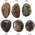Palm Stone Labradorit Natural - 41-66 x 29-44 x 14-18 mm - Piatra Intuitiei si a Protectiei Energetice - ( XXL ) - 1 Buc