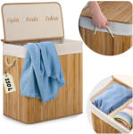 Massido Bambusz szennyeskosár fedéllel 150 l Massido (678200)