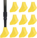 Neo-Sport Nordic Walking túrabot végek, 10 db, sárga - Neo-Sport (138390)