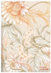  Határidőnapló, agenda, Lizzy Card, heti beosztású B/5 2026. évi Beige Flowers