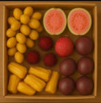  BOX TASTE OF ASIA (4BUC MANGOSTEEN , 2BUC GUAVA ROZ, 350g caserola MIEZ JACK FRUIT, 3BUC RAMBUTAN, 5 BUC FRUCTUL PASIUNII)