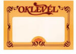 Patria Oklevél pd B/4 fekvő egyoldalas sárgA/barna