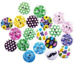 Kreatív Junior gomb, mintás, 20mm, 20 db/csomag (137791)