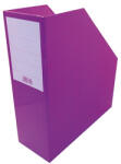 PD Iratpapucs pd karton merev falú A/4 9 cm gerinccel fóliás lila