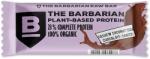 The Barbarian Protein Bar, nucă de cocos și chia, acoperită cu ciocolată organică, 68 g