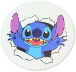 Nyomtatott fa tábla koszorú közép - Stitch vagyok! 11, 8cm