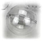  Átlátszó akril gömb, 2 részes, mérete: 8cm