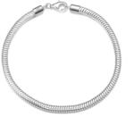 BeSpecial Bratara sarpe argint 925 placata cu rodiu, 20 cm, 3 mm, UNISEX (BRR132)